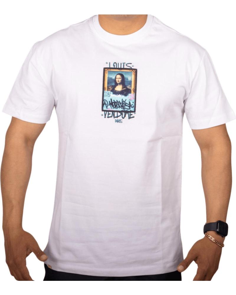 LOUIS VENDOME PARIS CAMISETA STREET MONA LISA BLANCA