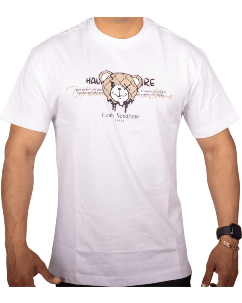 LOUIS VENDOME PARIS CAMISETA STREET UNDERWEAR OSO BLANCO