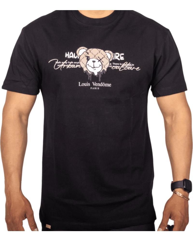 LOUIS VENDOME PARIS CAMISETA STREET UNDERWEAR OSO NEGRO