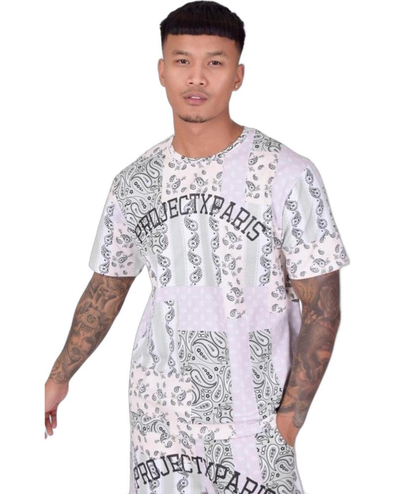 PROJECT X PARIS CAMISETA BLANCA CON ESTAMPADO BANDANA