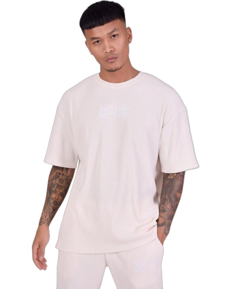 CAMISETA OVERSIZE TEXTURIZADO CREMA PROJECT X PARIS