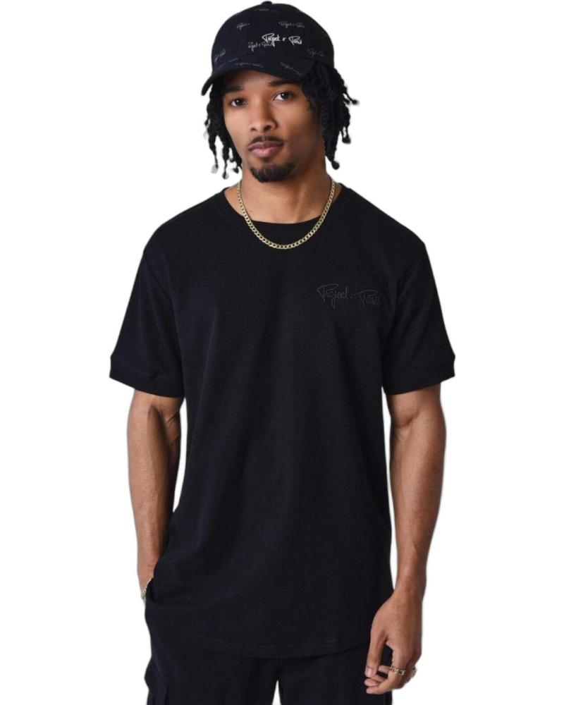 PROJECT X PARIS CAMISETA TEXTURA CLÁSICA NEGRA