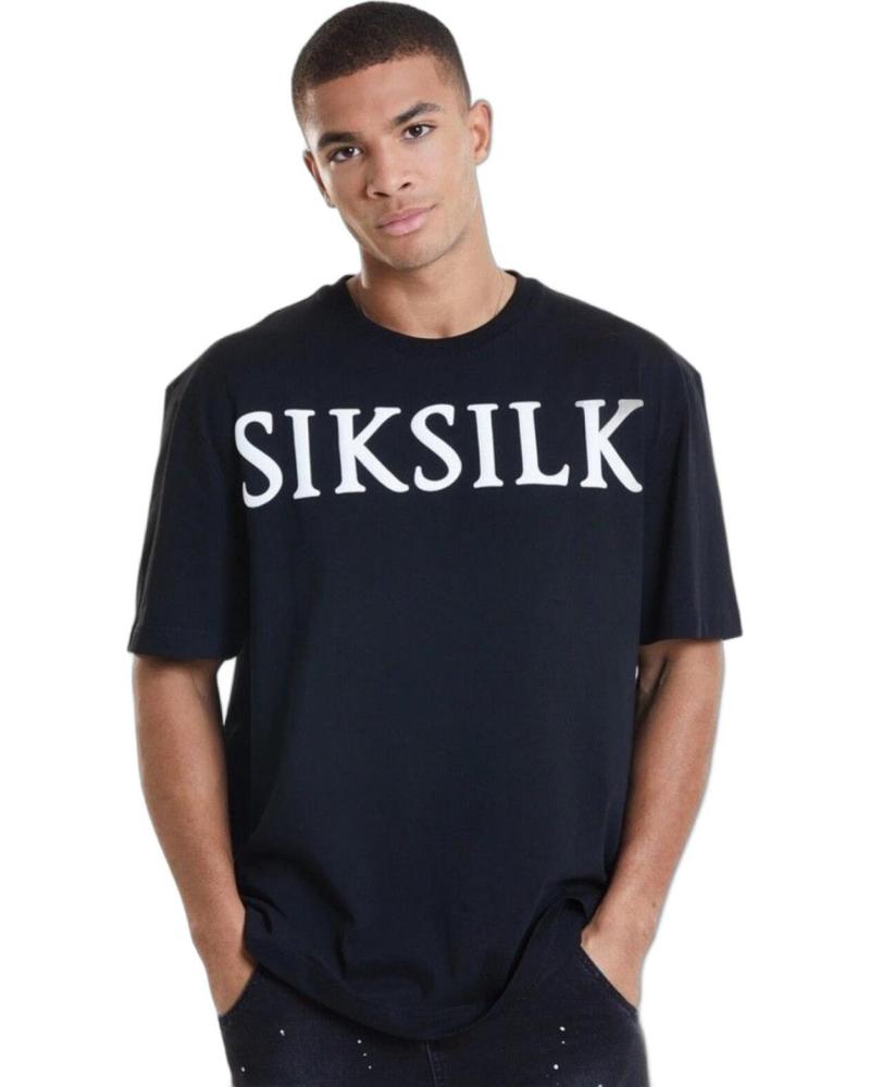 CAMISETA SIKSILK RELAXED FIT NEGRA