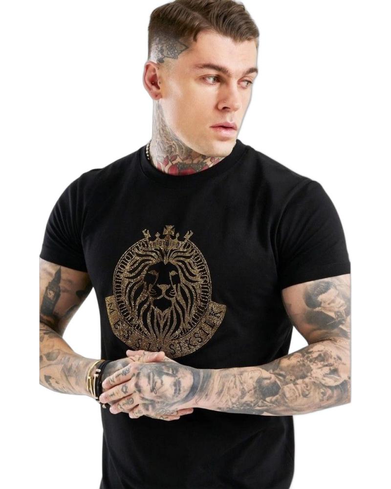 SIKSILK X MESSI CAMISETA OVERSIZED 'LEÓN' NEGRA
