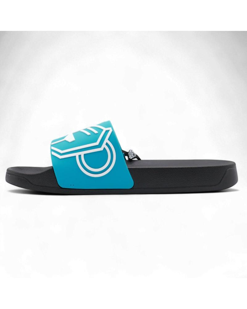 BLACK BANANAS CHANCLAS COMMANDER SLIDES NEGRAS Y AZULES
