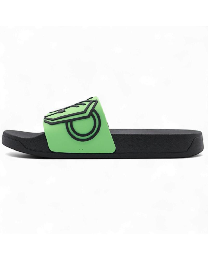 CHANCLAS BLACK BANANAS COMMANDER SLIDES NEGRO VERDE