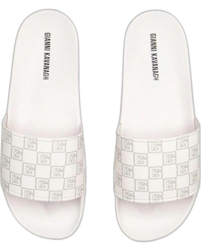 CHANCLAS GIANNI KAVANAGH CLONE SLIDER BLANCO