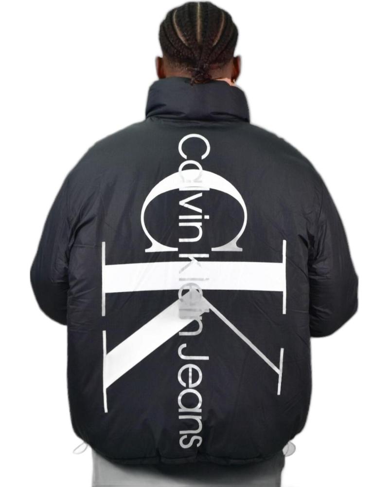 CALVIN KLEIN CHAQUETA DE PLUMAS REVERSIBLE NEGRA