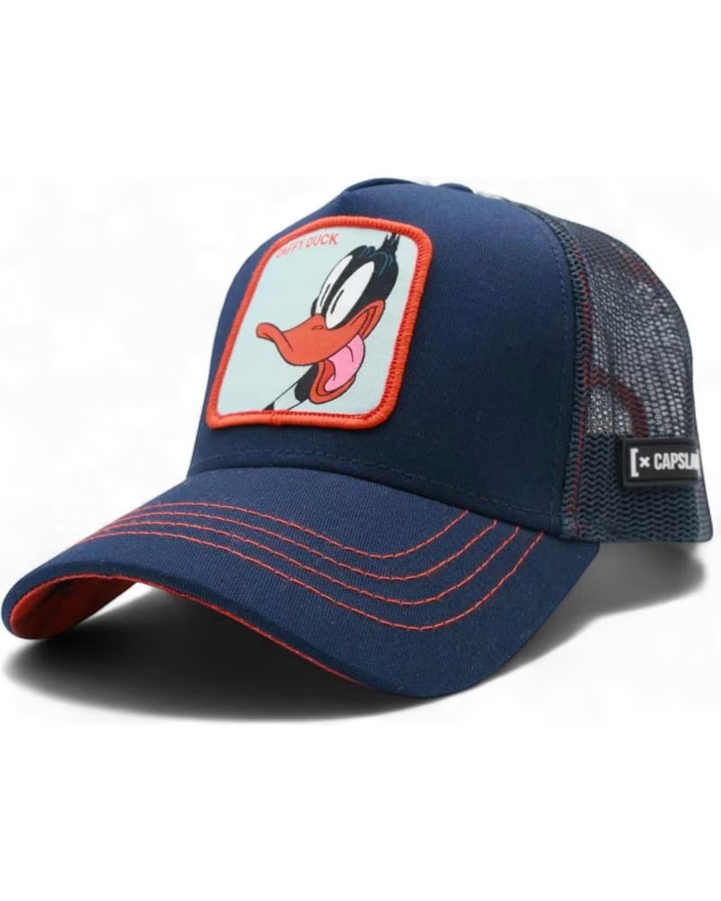 Capslab Gorra Trucker Looney Tunes Pato Lucas Azul Marino