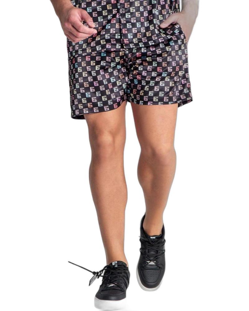 PANTALÓN CORTO SATINADO ALMA NEGRO GIANNI KAVANAGH