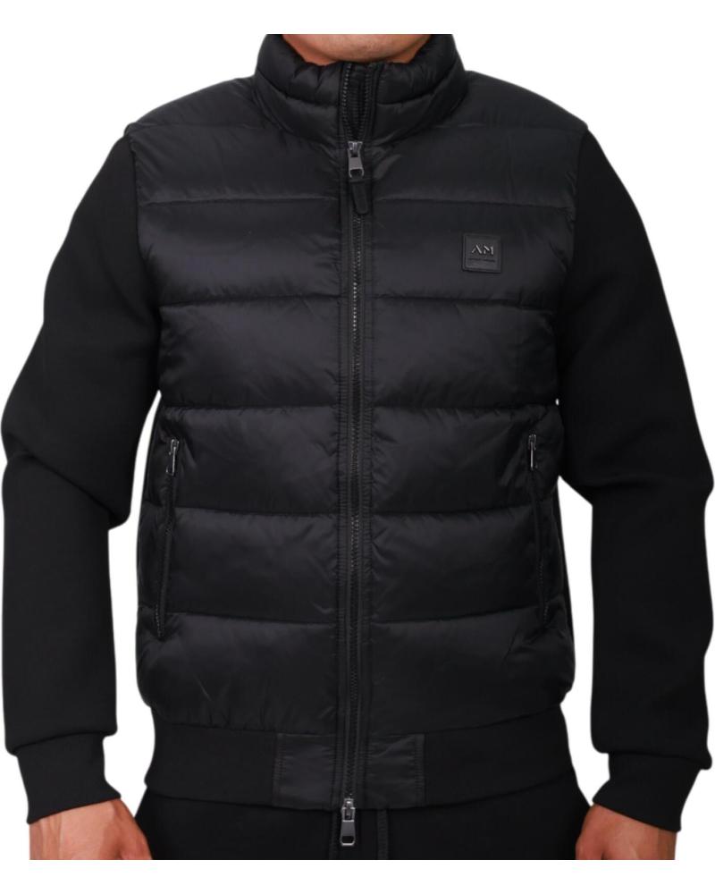 ANTONY MORATO CHAQUETA PLUMAS SINTÉTICAS BRILLANTE NEGRA