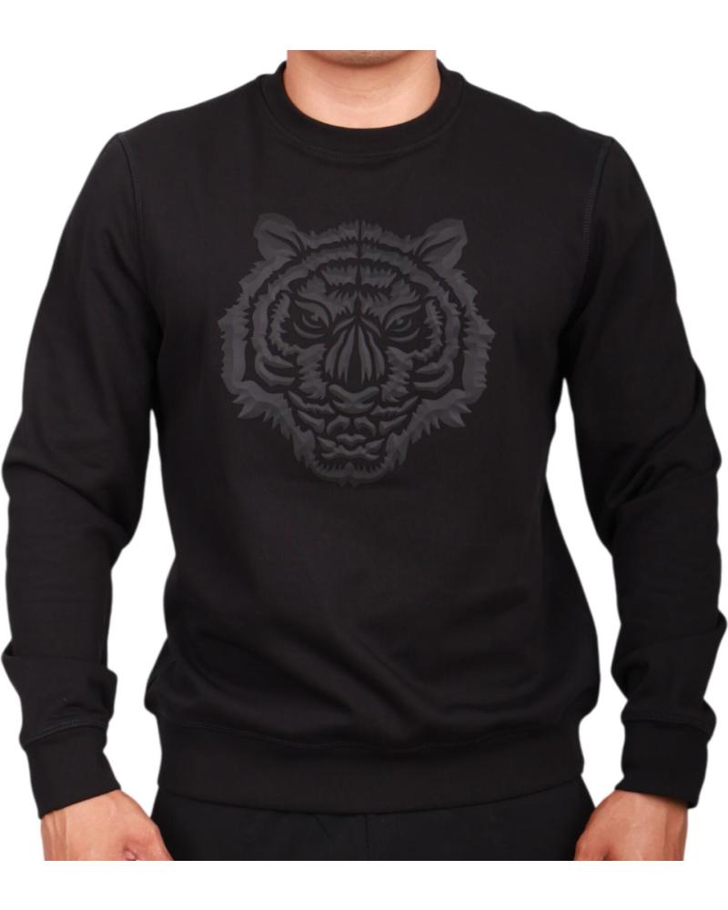 ANTONY MORATO SUDADERA TIGRE ESTAMPADO ALGODÓN SOSTENIBLE NEGRO