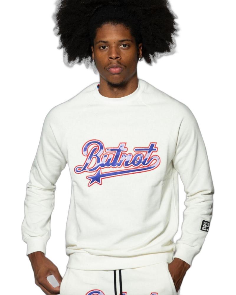 BUTNOT SUDADERA STARS MOTIVATION BLANCA