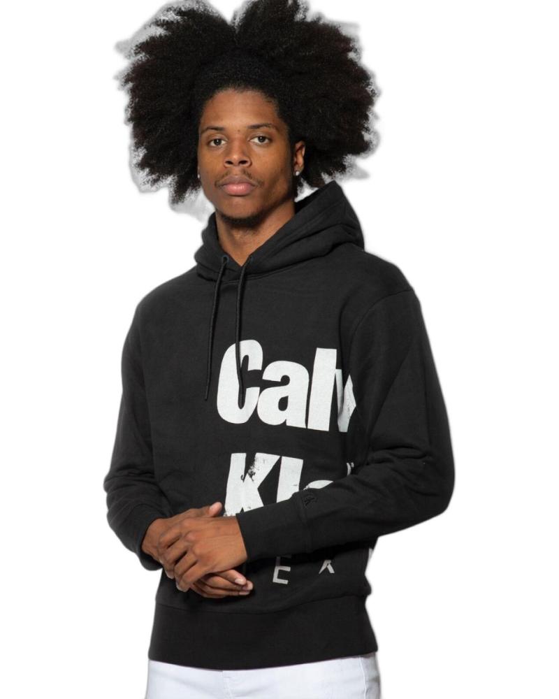 SUDADERA CALVIN KLEIN HOLGADA LOGO LATERAL NEGRO