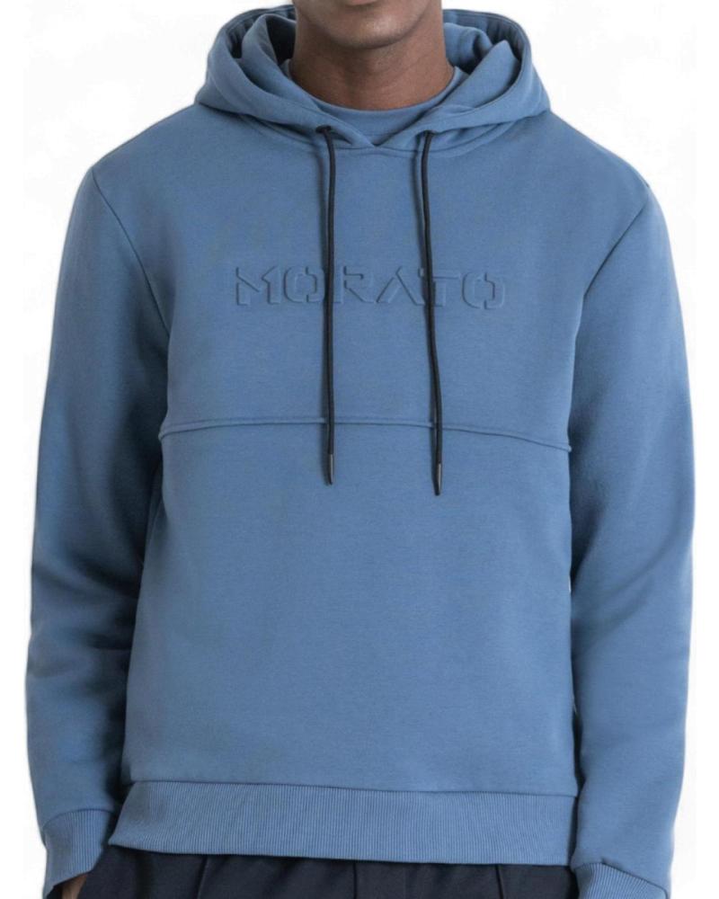 ANTONY MORATO SUDADERA CON CAPUCHA RELAXED FIT AZUL CLARO