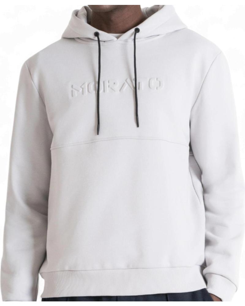 ANTONY MORATO SUDADERA CON CAPUCHA RELAXED FIT BLANCO HIELO