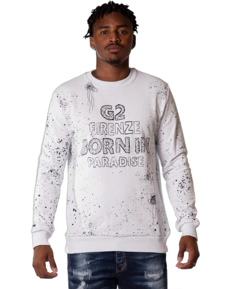 SUDADERA G2 FIRENZE CONFUSION BASIC BLANCA