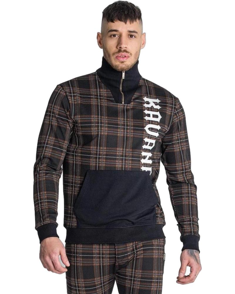 SUDADERA GIANNI KAVANAGH CHECKMATE NEGRA
