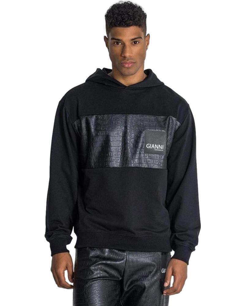 SUDADERA CON CAPUCHA GIANNI KAVANAGH BRONX NEGRA