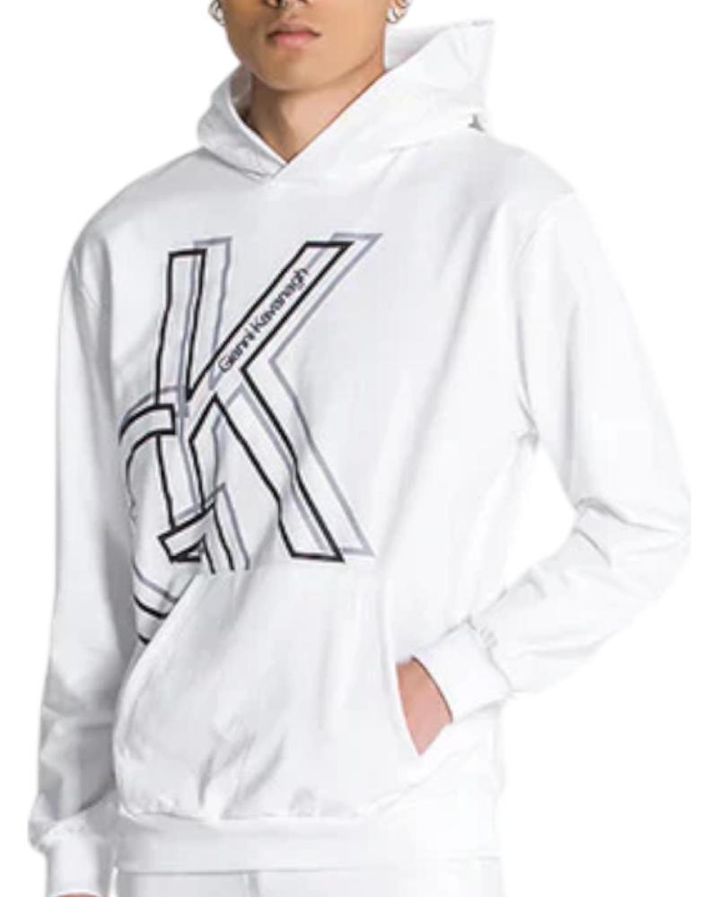 SUDADERA CON CAPUCHA GIANNI KAVANAGH SHADOW BLANCA