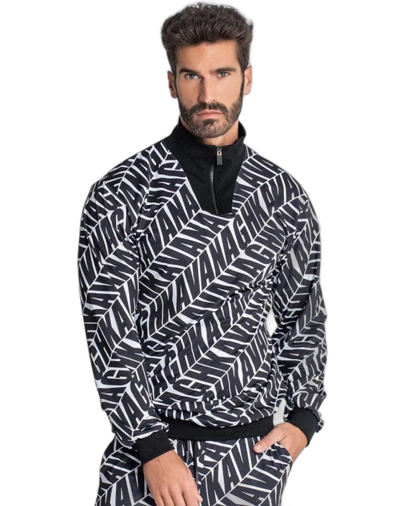 SUDADERA GIANNI KAVANAGH LOGO VICE NEGRA