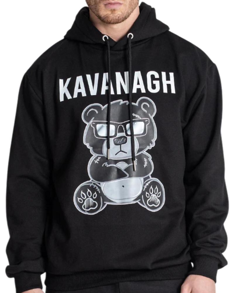 SUDADERA CON CAPUCHA GIANNI KAVANAGH MAD BEAR NEGRA