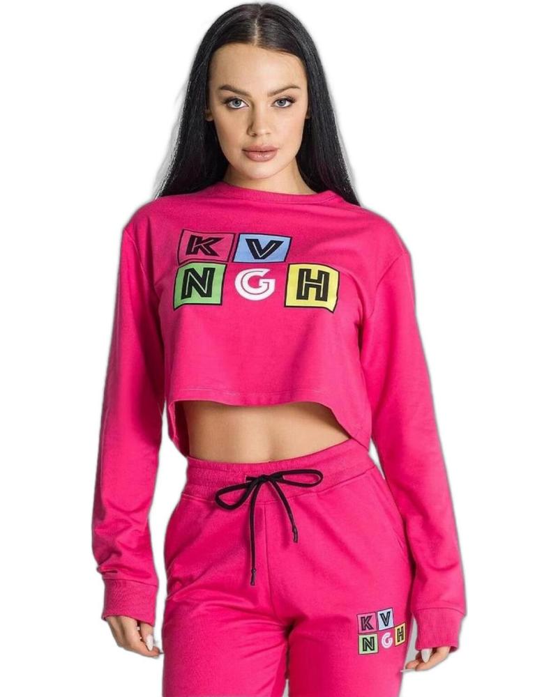 SUDADERA CORTA GIANNI KAVANAGH PLAYGROUND ROSA