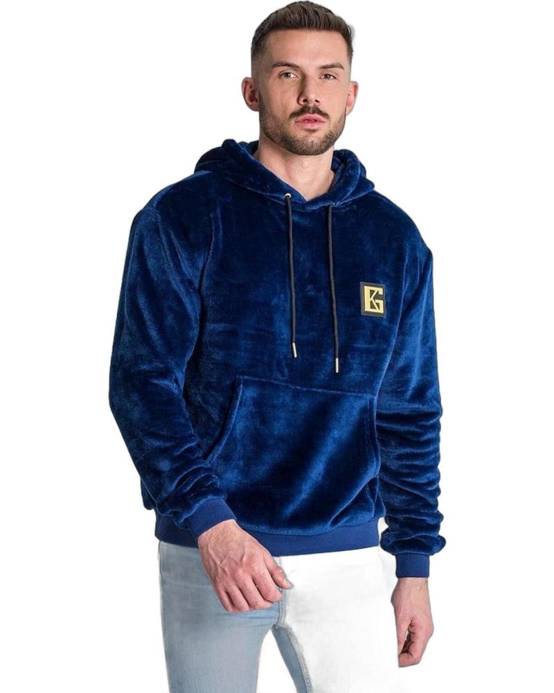 SUDADERA CON CAPUCHA GIANNI KAVANAGH SHERPA IRON GK AZUL