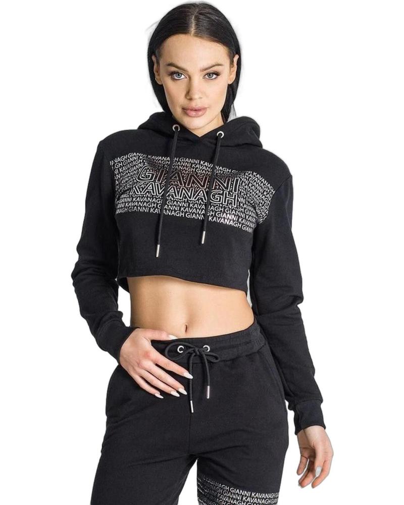 SUDADERA CON CAPUCHA GIANNI KAVANAGH SUBTLE NEGRA