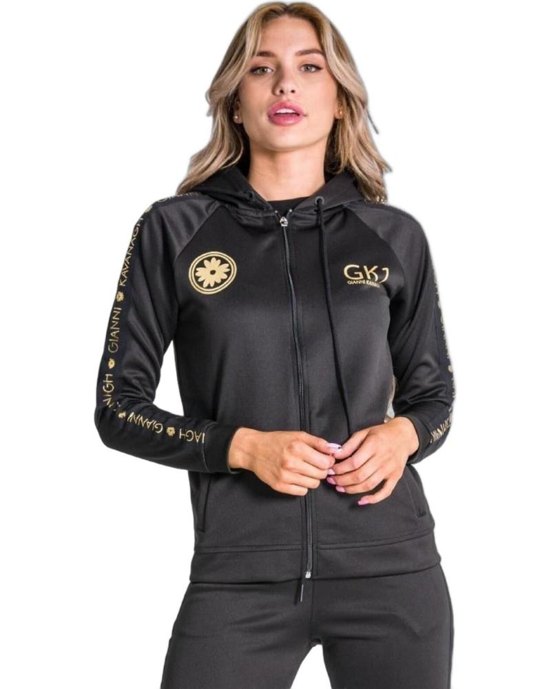 GIANNI KAVANAGH SUDADERA CROPPED GK1 NEGRA