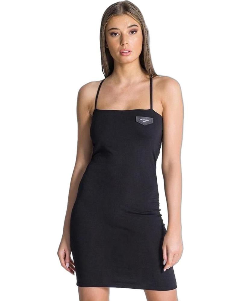 VESTIDO BÁSICO NEGRO DE TIRANTES GIANNI KAVANAGH