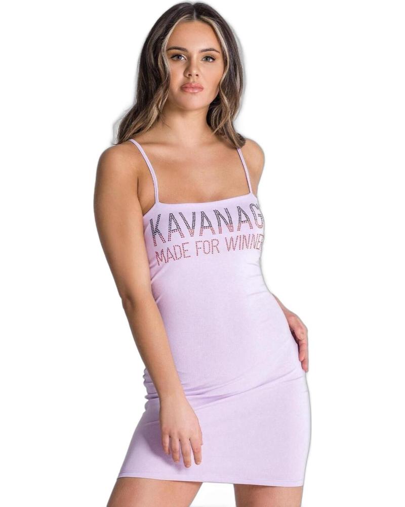 GIANNI KAVANAGH VESTIDO MINI LENCERO HOT VIOLETA