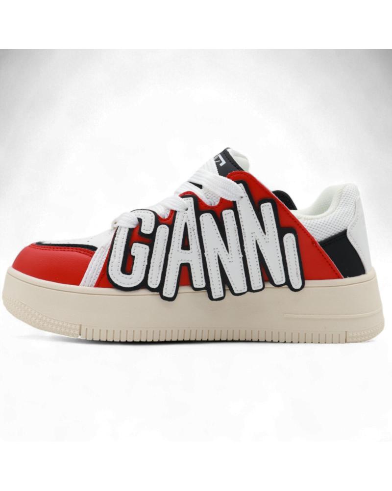 GIANNI KAVANAGH ZAPATILLAS STREET LOGO PARCHE ROJAS