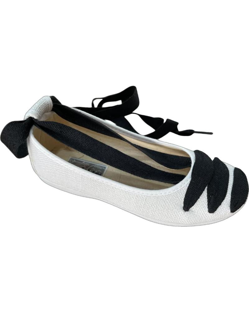 ANDREA RUIZ ANDREA RUIZ BAILARINAS CUERDAS 701-20 NEGRO BLANCO