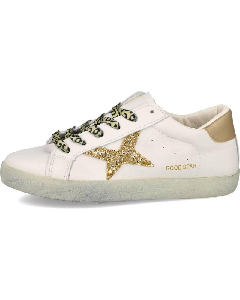 ZAPATILLAS CASUAL BUBBLE BOBBLE DT8003 BLANCO-ORO BLANCO-ORO