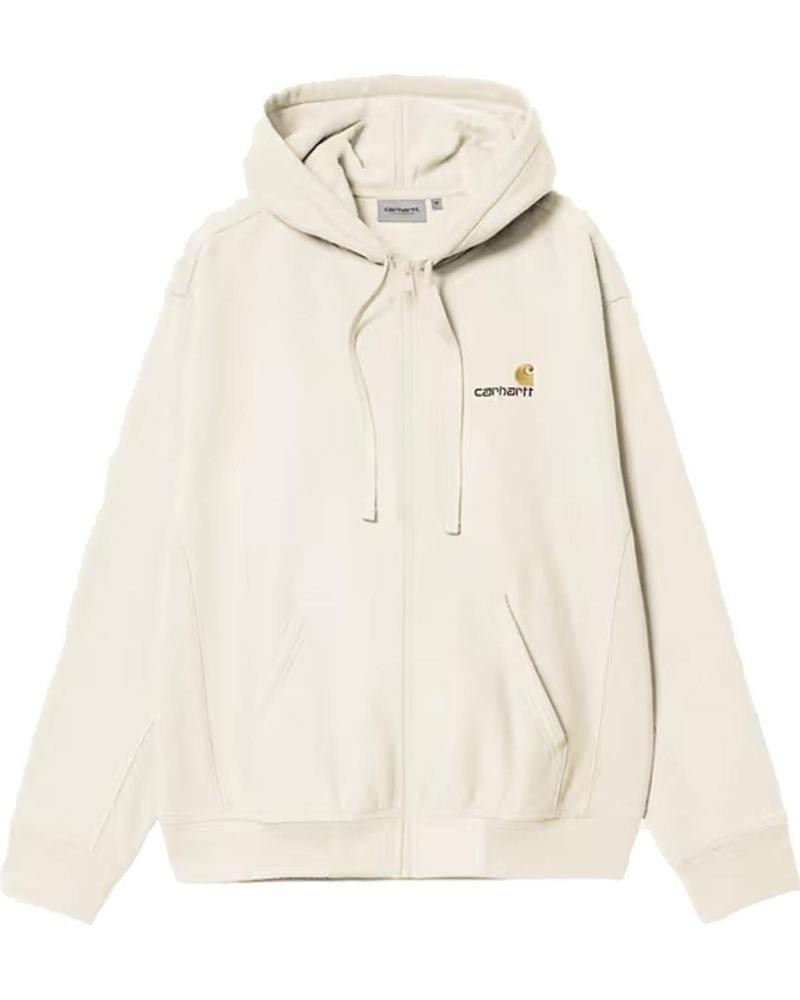 CARHARTT WIP SUDADERA CON CAPUCHA AMERICAN SCRIPT JACKET NATURAL NAN