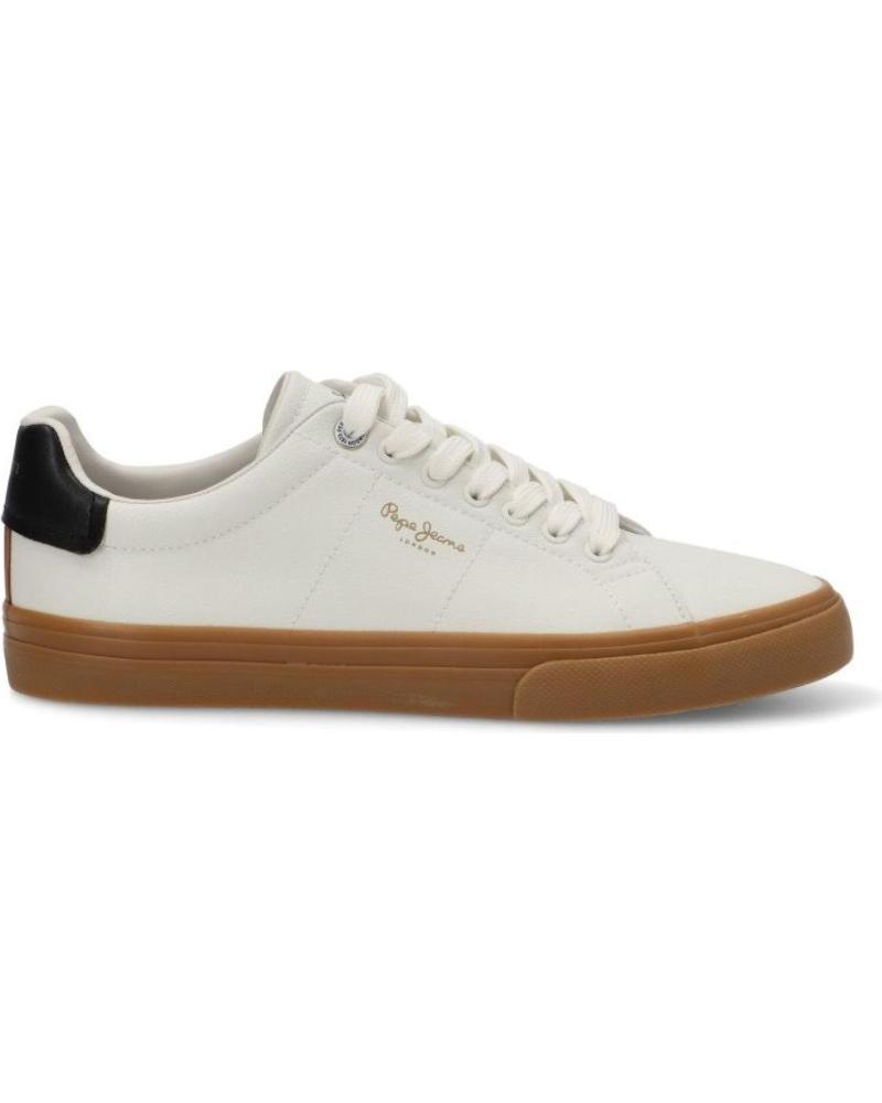 ZAPATILLAS PEPE JEANS PMS300003 BLANCO/NEGRO BLANCO
