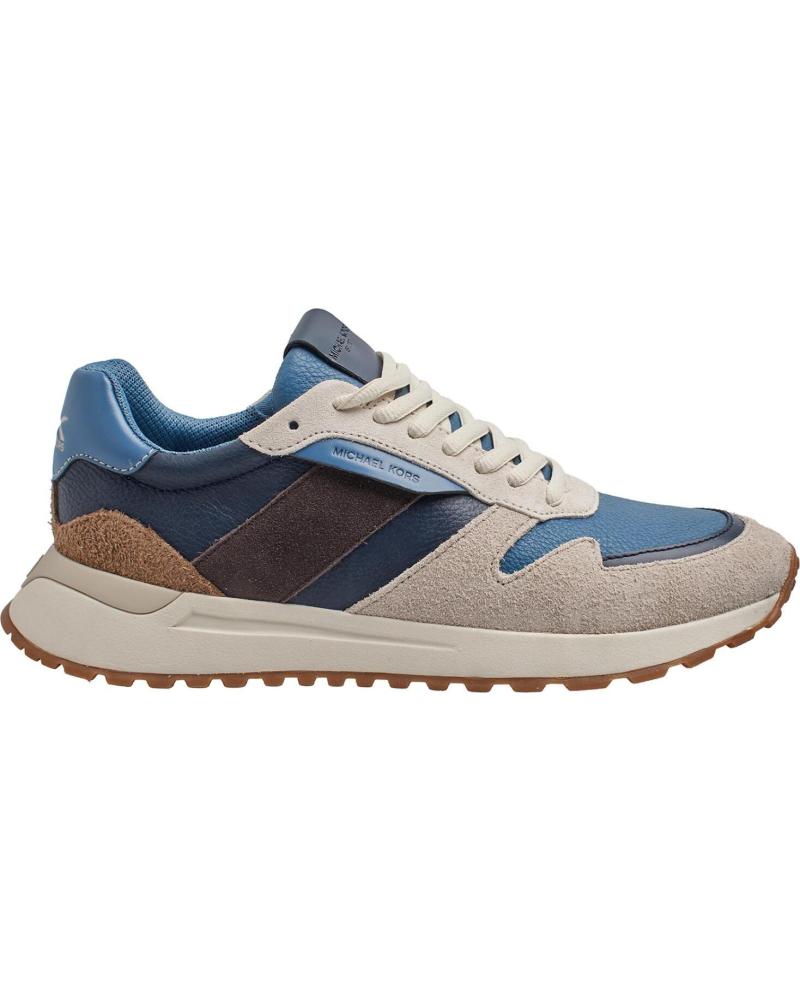 MICHAEL KORS ZAPATILLAS HOMBRE DAX TRAINER 44F5DAFS1L AZUL-GRIS