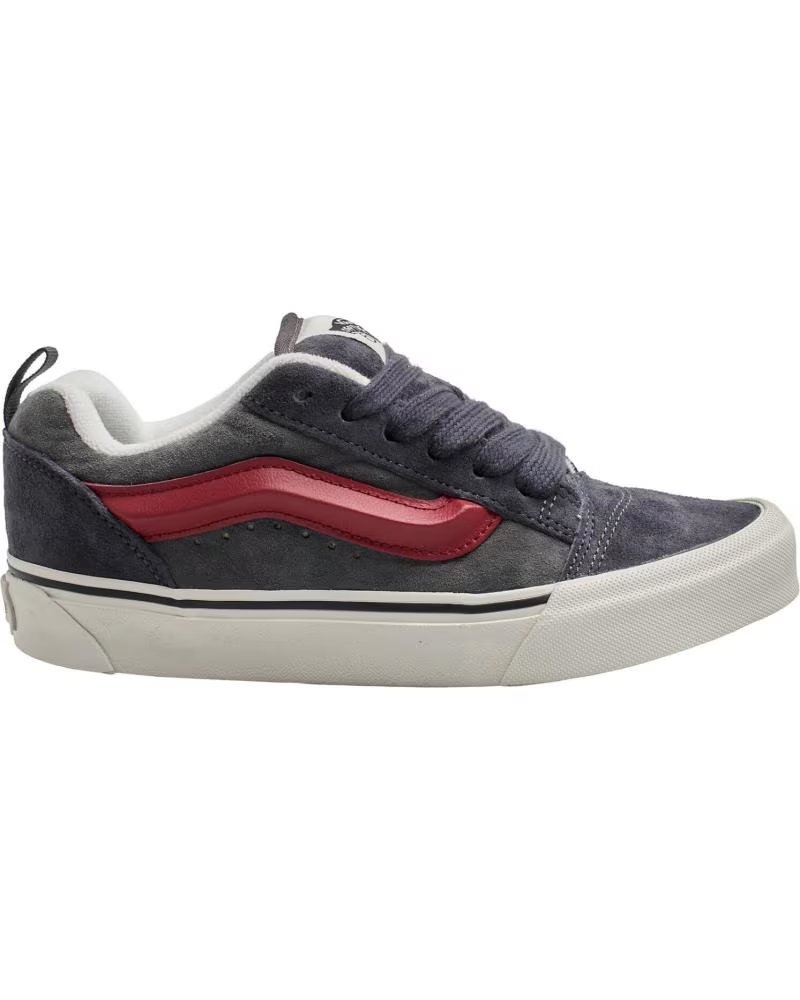 Vans Off The Wall Knu Skool VN000D22BGG1 Gris Rojo Gris-rojo