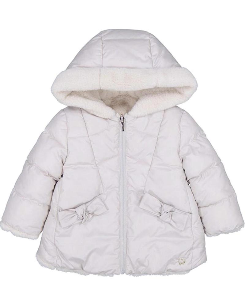 PLUMÍFERO MAYORAL 2422 METÁLICO CON CAPUCHA Y FORRO DE BORREGO METáLICO