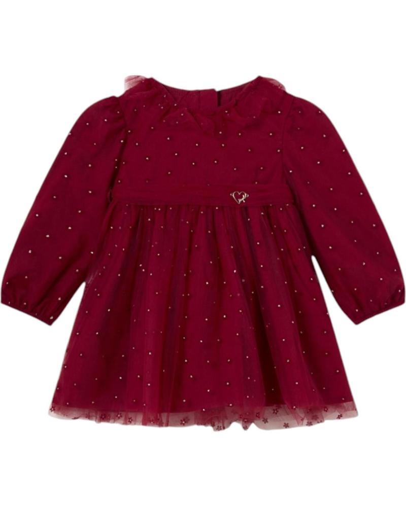 MAYORAL VESTIDO CASUAL PARA NIÑA 2907 ROJO ROJO