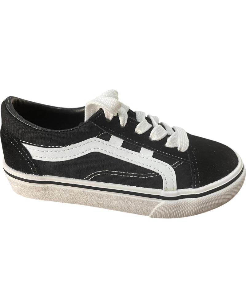 BUBBLE BOBBLE DEPORTIVAS CON CORDONES NEGRAS MODELO B386 NEGRO