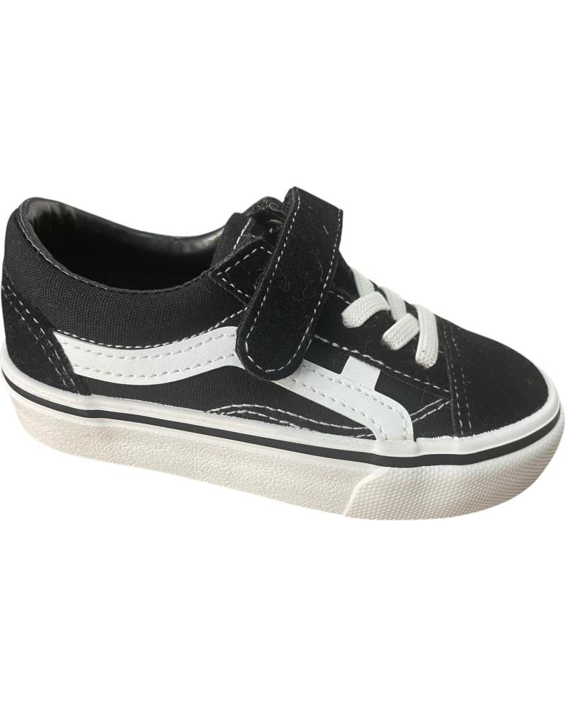 BUBBLE BOBBLE DEPORTIVAS VELCRO Y ELÁSTICO NEGRAS MODELO B369 NEGRO