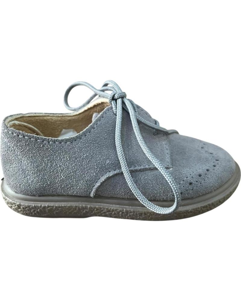 EL CABALLITO ZAPATO VULPEQUES 1017 BLUTCHER GRIS CON CORDONES GRIS