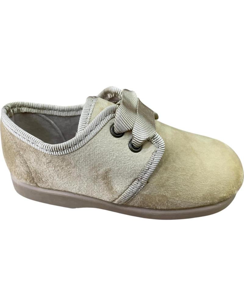 ZAPATILLAS DE CASA ANDREA RUIZ BLUTCHER TERCIOPELO MARRÓN TIERRA 120-T MARRóN