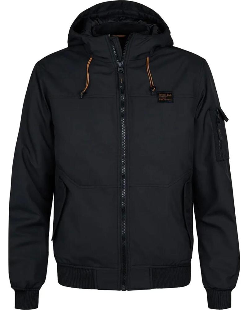 PETROL PARKAS Y CAZADORAS DE CHICO JAC112 NEGRO