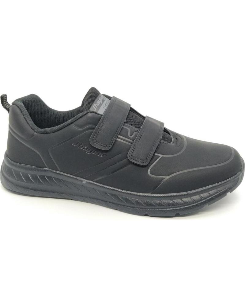 ZAPATILLAS URBANAS JHAYBER CHALSA VELCRO NEGRAS NEGRO