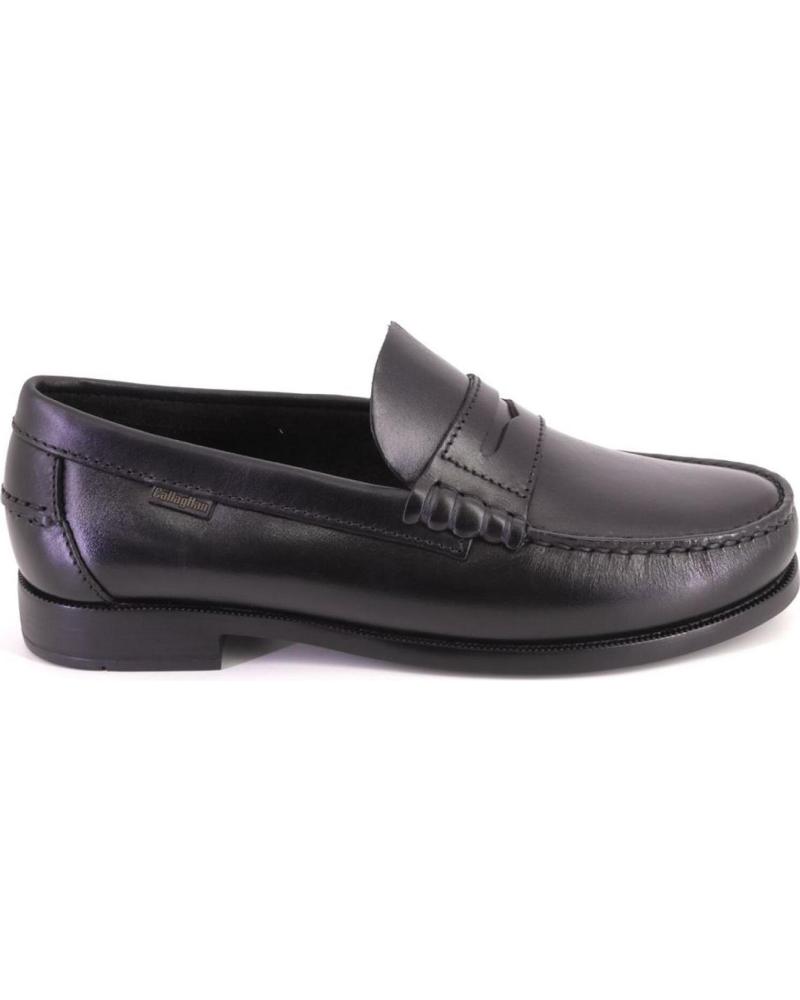 MOCASINES CALLAGHAN 16100 CONFORT DE PIEL NEGRA NEGRO