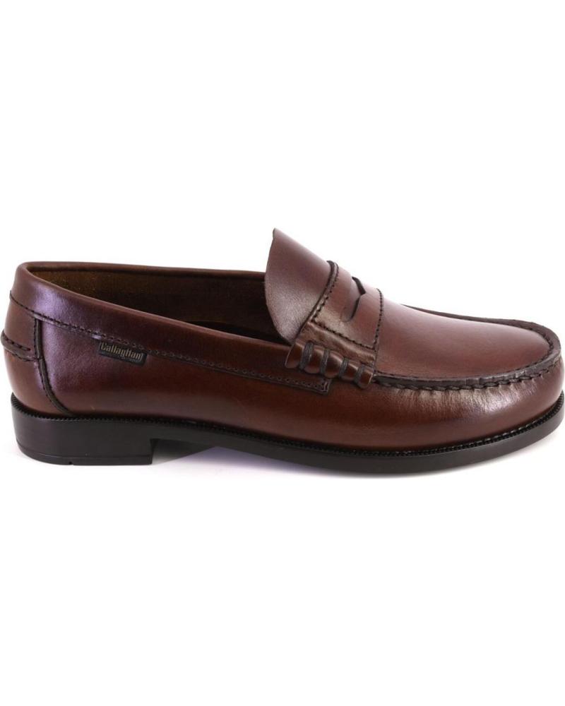 MOCASINES CALLAGHAN 16100 CONFORT DE PIEL MARRÓN MARRON
