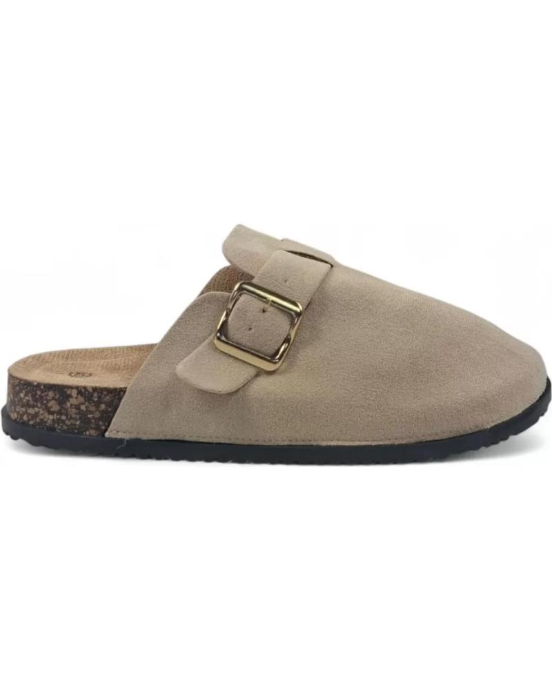 TIMBOS ZUECO PLANO CÓMODO 132160 BEIGE BEIGE